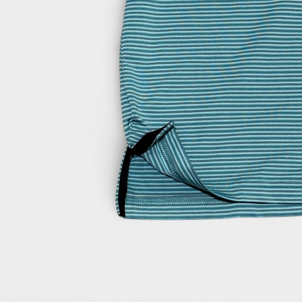 Nike Tour Mens Dri-FIT Golf Polo Shirt Small Striped Mineral Teal FZ7479-379 NEW - Picture 6 of 13